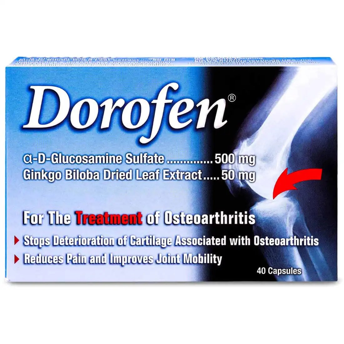 دوروفين مكمل غذائي يستخدم لعلاج التهاب المفاصل Dorofen