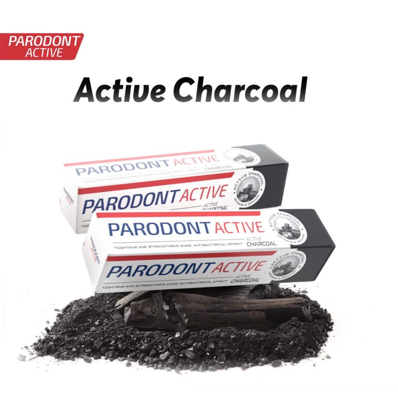 PARODONT ACTIVE معجون اسنان بارودونت بالفحم النشط 75 ملي
