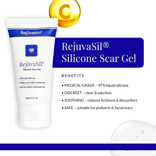 سيليكون جل ريجوفاسيل RejuvaSil Silicone Scar Gel 10ML