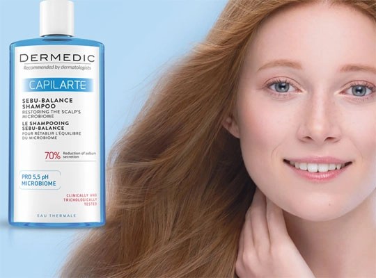 DERMDIC CAPILARTE ديرمديك شامبو العناية بالشعر الدهني
