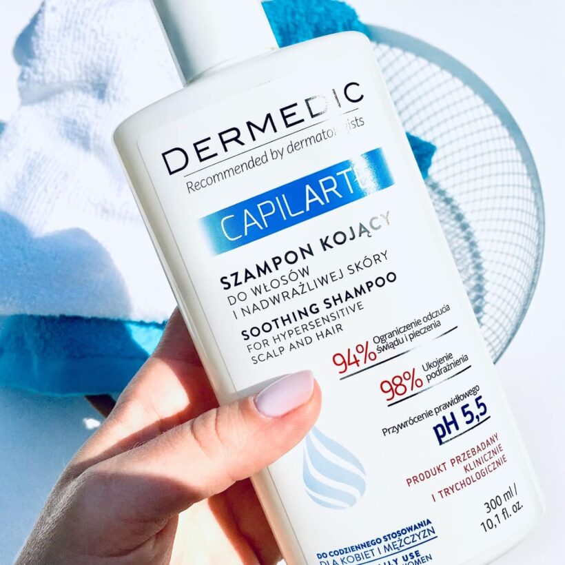 DERMDIC CAPILARTE ديرمديك شامبو مهدئ مضاد للحكة و القشرة