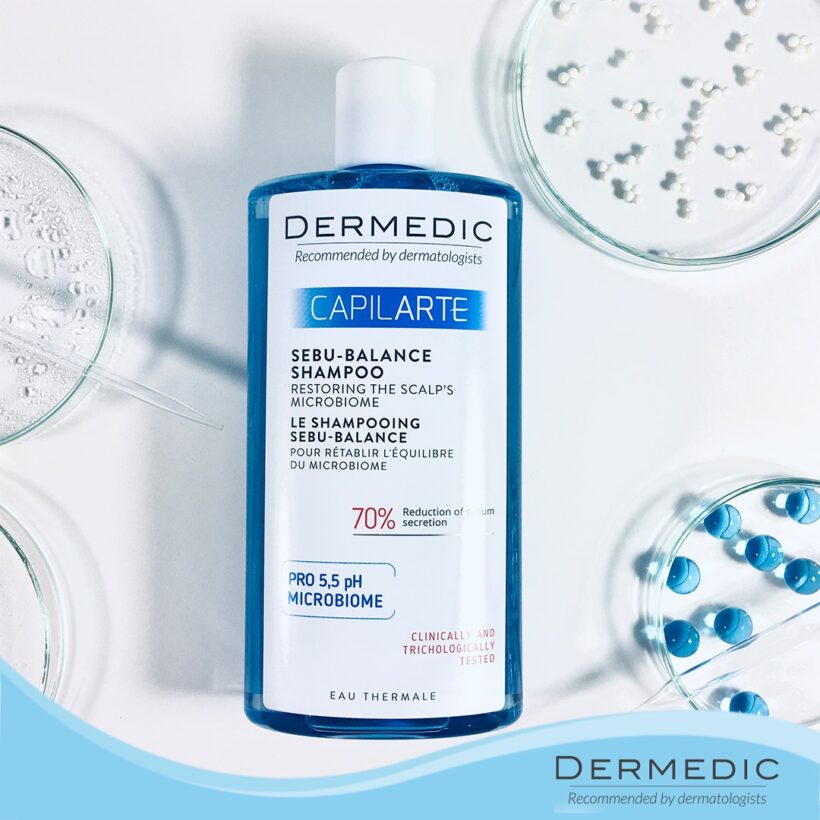 DERMDIC CAPILARTE ديرمديك شامبو العناية بالشعر الدهني