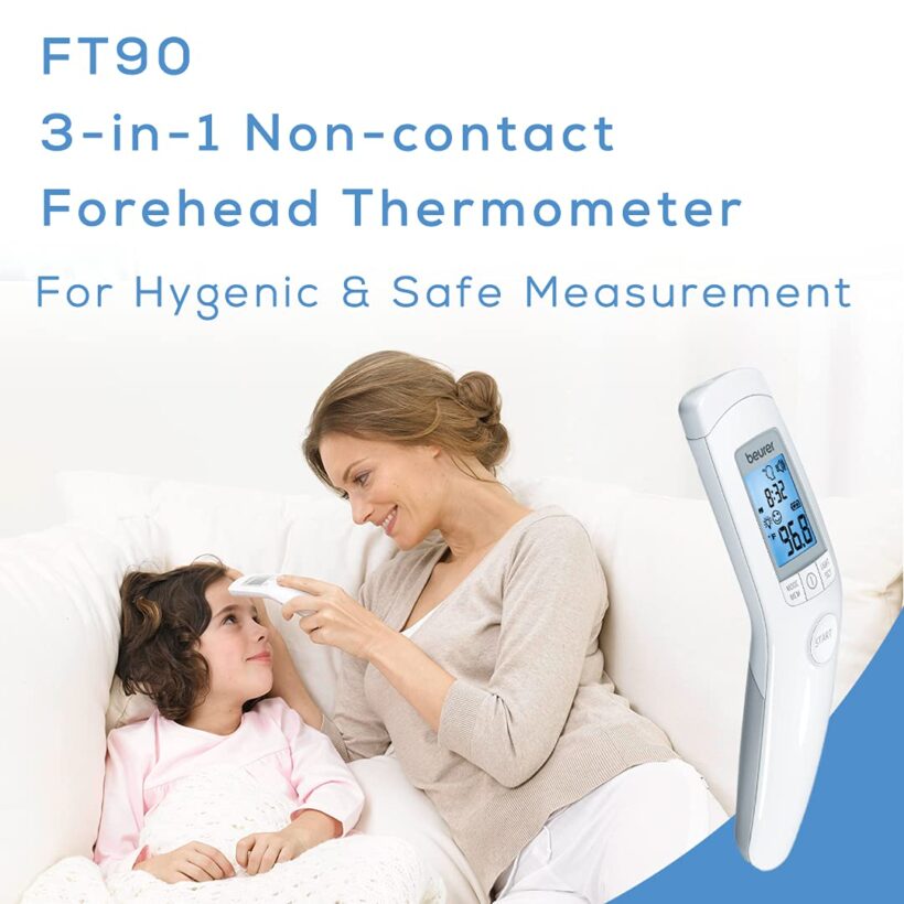 مقياس حرارة بدون لمس بيورير Beurer 3 In 1 Thermometer FT90