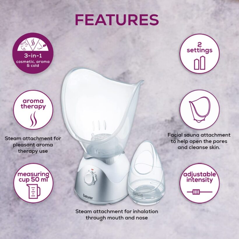  Beurer Facial sauna جهاز بخار الوجه بيورير FS 60