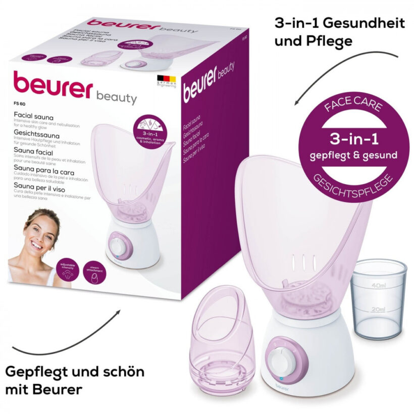  Beurer Facial sauna جهاز بخار الوجه بيورير FS 60