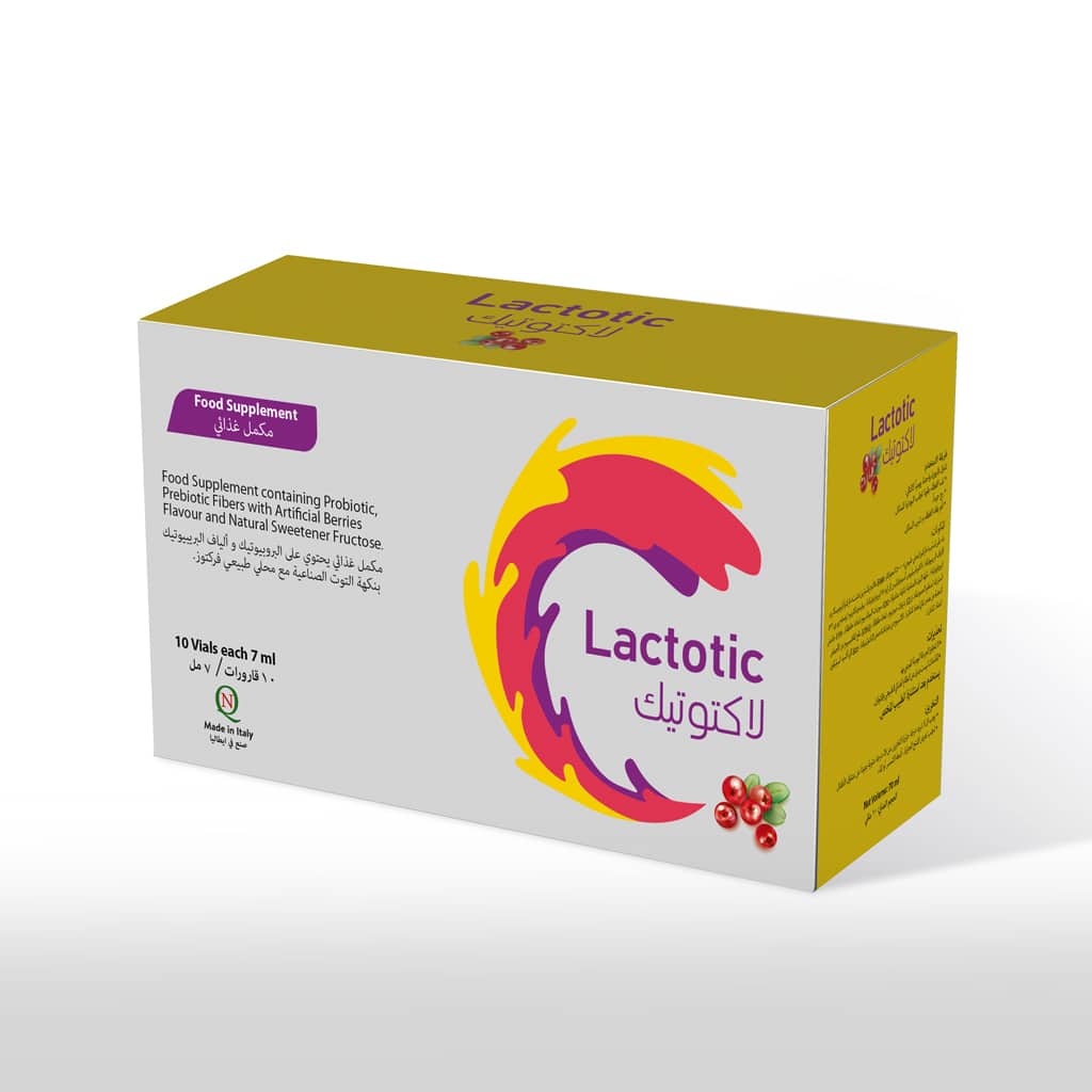 لاكتوتيك مكمل غذائي لحالات إسهال الاطفال LACTOTIC