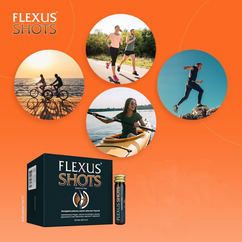 Flexus Shots فلكزس شوتس لعلاج المفاصل والغضاريف 20 قارورة