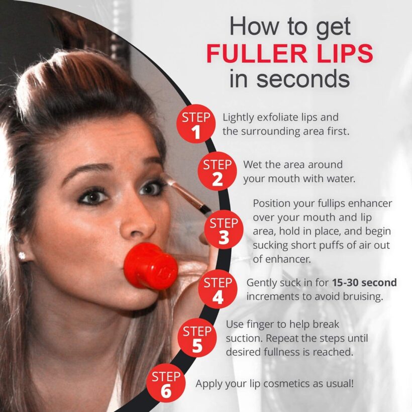 مكبر الشفايف مجموعة تكبير الشفايف Fullips Lip Plumper