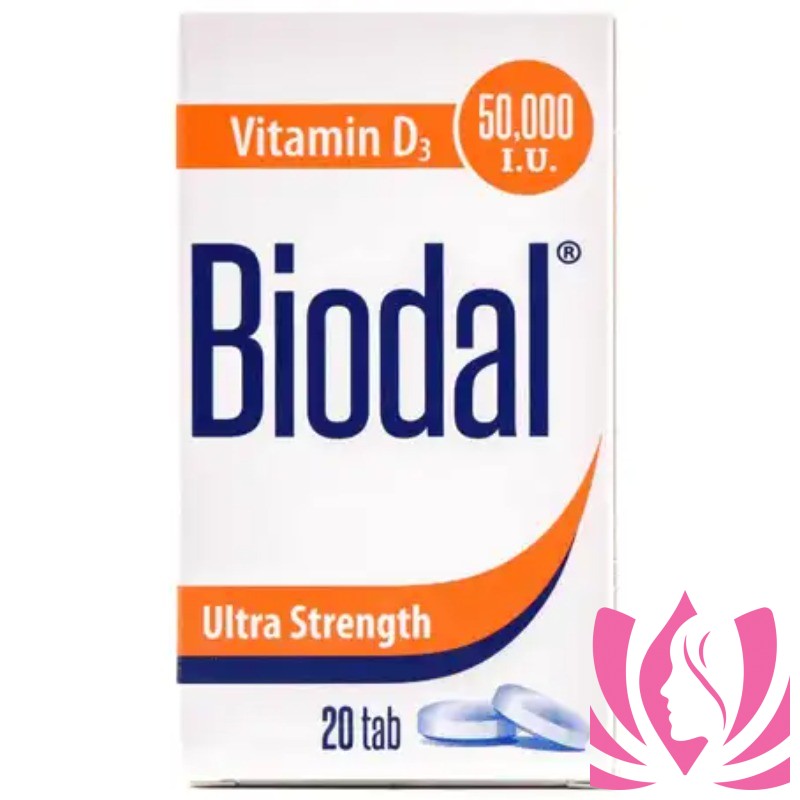 Biodal بيودال 50000 فيتامين دال وحدة دولية 20 قرص